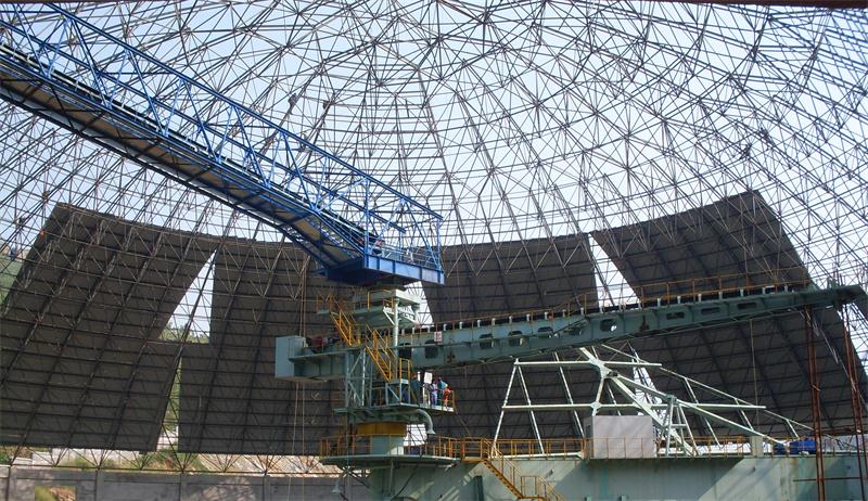 Inside view of Dome space frame,Sichuan